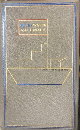 Item #10072 Blue-Water Rationale; the Naval Defence of New Zealand, 1914-1942. I. C. MCGIBBON