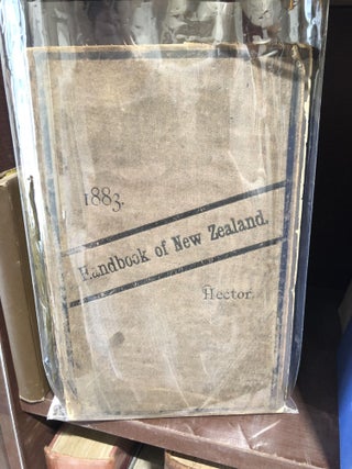 Item #10353 Handbook of New Zealand...with Maps And Plates. James HECTOR