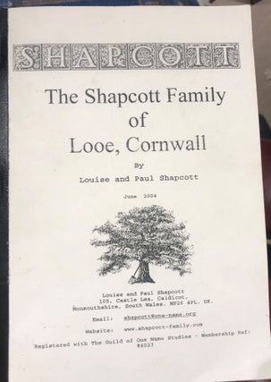 Item #10436 The Shapcott Family of Looe, Cormwall. Louise SHAPCOTT, Paul SHAPCOTT