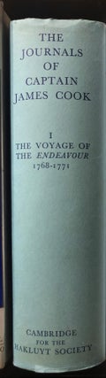 Item #10758 The Journals of Captain James Cook on His Voyages of Discovery Vol. 1, The Voyage of...
