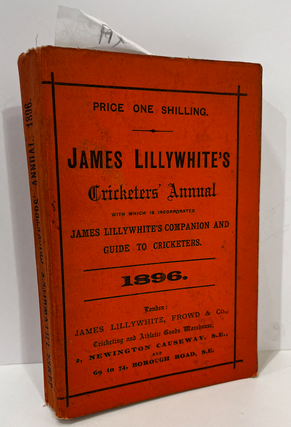 Item #11145 James Lillywhite's Cricketers' Annual 1896. James LILLYWHITE
