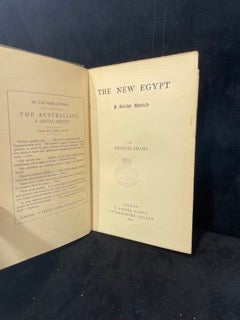 The New Egypt; a Social Sketch