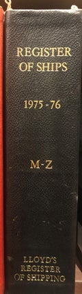 Item #12022 Register of Ships 1975-76. 2 Vols
