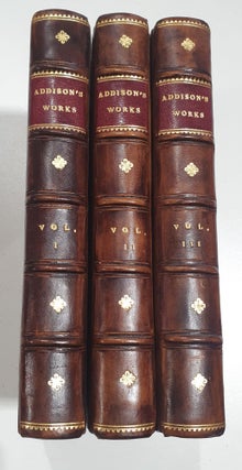 Item #12050 Miscellaneous Works in Verse and Prose of the Late Right Honourable Joseph Addison ,...