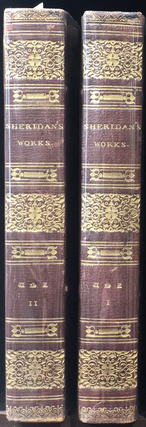 Item #12159 The Works of The Late Right Honourable Richard Brinsley Sheridan. In Two Volumes....