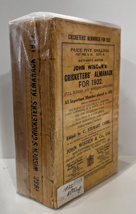Item #12173 Wisden Cricketers' Almanack: 1932. C. Stewart Caine