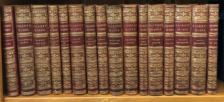 Item #12389 Dickens Works. 16 Vols. Charles DICKENS.