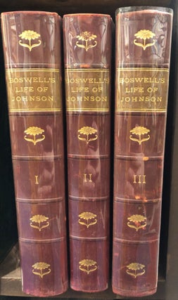 Item #12644 The Life of Samuel Johnson, LL.D. 3 Volumes. James BOSWELL