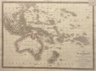 Item #12980 Carte De L'Oceanie Contenant L'Australie, La Polynesie et Les Iles Asiatiques - Map....