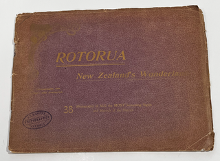 Item #13283 Rotorua New Zealand's Wonderland. 38 Photographs of ALL the MOST Interesting Sights...