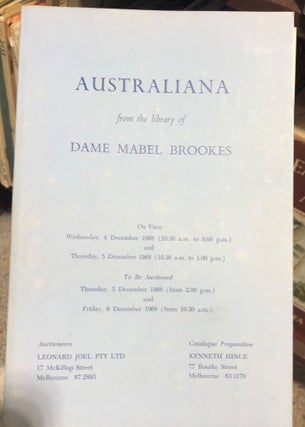 Item #13713 Australiana from the Library of Dame Mabel Brookes