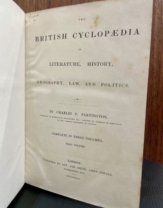 The British Cyclopaedia of Literature, History, Geography, Law, and Politics.