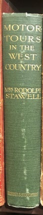 Item #14125 Motor Tours in the West Country. Mrs Rodolph STAWELL