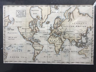 Item #14337 A Map of the World on Mercators Projection