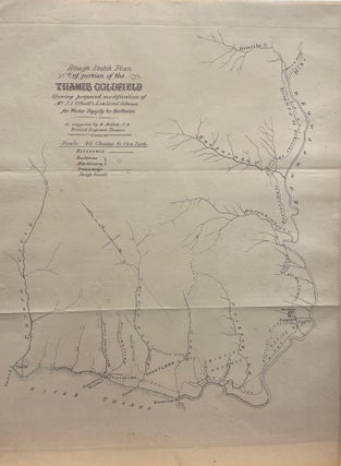 Item #14340 Rough Sketch Plan of portion of the Thames Goldfield Shewing Proposed Modification of...