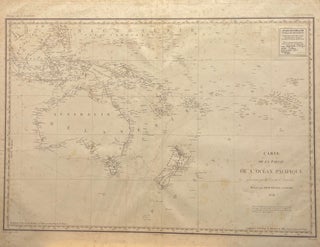 Item #14867 Carte De La Partie De L'ocean Pacifique Map. Ambroise TARDIEU
