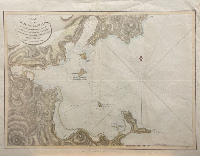 Item #14877 Plan of the Baie de Castries, on the Eastern Coast of Tartary...by Sen. Bernizet, under the Inspection of Mr. de la Perouse Map. BERNIZET.