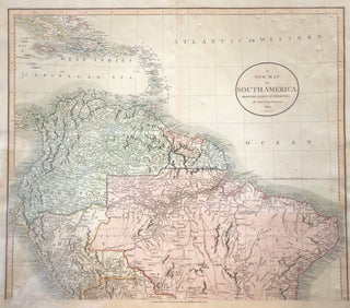 Item #14884 A New Map of South America from the Latest Authorities By John Cary, Engraver 1824....