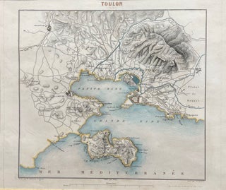 Item #14896 Toulon Map. Charles DYONNET