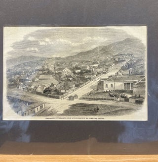 Item #15001 Wellington, New Zealand - from a Photograph By Mr Swan Engraving