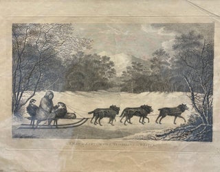 Item #15022 A Man of Kamtschatka, Travelling in Winter Engraving. John WEBBER