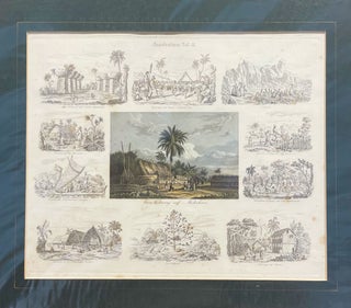Item #15070 Australien Taf.II (10 images of the South Pacific) Engraving