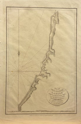 Item #15074 Plan of la Baie de Langle on the West side of the Isle of Tchoka Map. Jean-Francois...