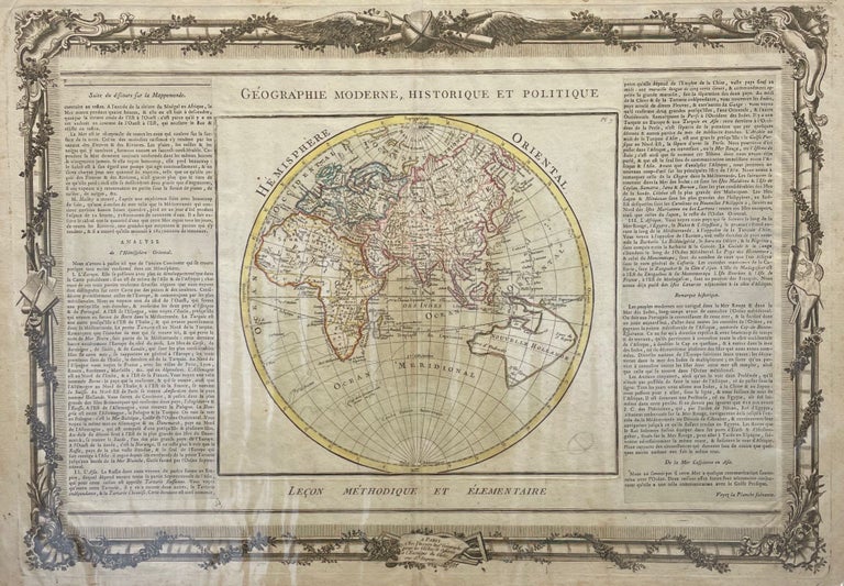 Item #15092 Geographie Moderne, Historique et Politique Map. Louis Charles DESNOS.