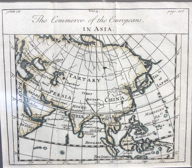 Item #15197 The Commerce of the Europeans in Asia Map. Alain Manesson MALLET.