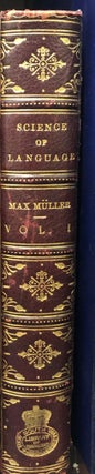 Item #15249 Lectures On The Science Of Language. F. Max MULLER