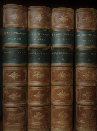 Item #15906 The Works of William Shakespeare, edited... Charles and Mary, Cowden Clarke. William...