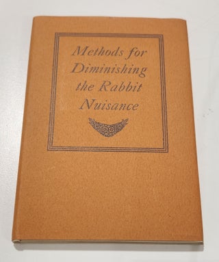 Item #16416 Papers Relating to Diminishing the Rabbit Nuisance, 1877