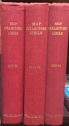 Item #16534 A Map Collector's Circle. Volumes 1-3, Parts 1-30 (1963-1966). R. V. TOOLEY