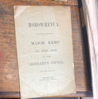 Item #16711 Horowhenua - Major Kemp at the Bar of the Legislative Council. KEMP