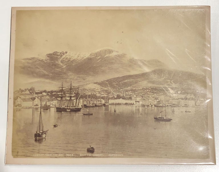 Item #16867 Hobart from the Bay. Beattie.