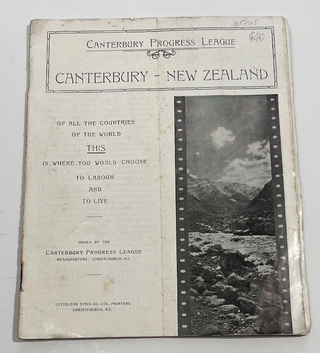 Item #17303 Canterbury-New Zealand; of All the Countries of the World This is Where You Would...