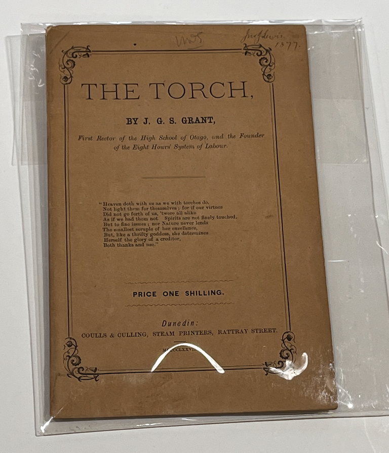 Item #17370 The Torch. J. G. S. GRANT.