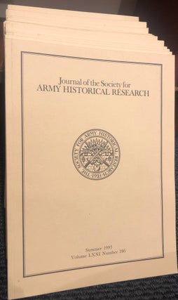 Item #17551 The Journal of the Society of Army Historical Research. Army history