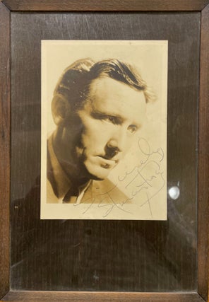 Item #17568 Spencer Tracy autographed photograph. Spencer Tracy