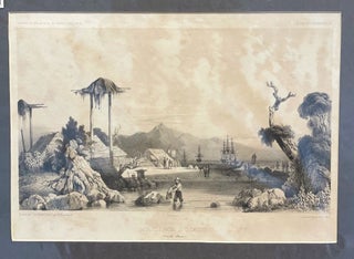 Item #17686 Mouillage d'Otago - Lithograph. Louis LE BRETON
