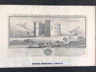Item #17713 The South-East View of Dacre Castle, in the County of Cumberland. Samuel, Nathaniel...