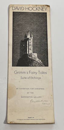 Item #17951 Exhibition catalogue; Grimm's Fairy Tales: Suite of etchings. David Hockney