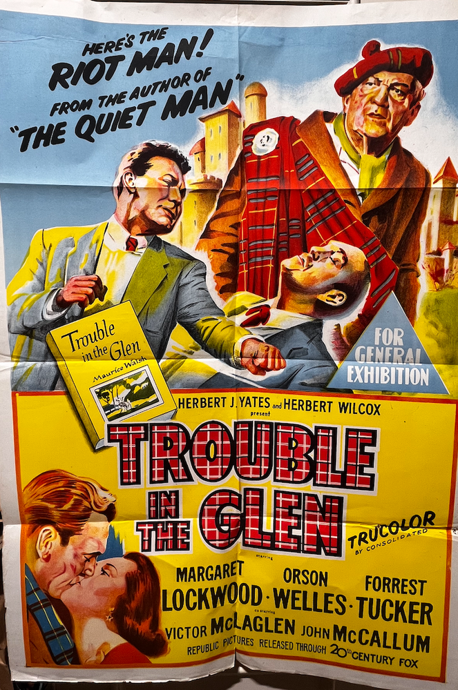 Item #17960 Trouble in the Glen. Movie poster.