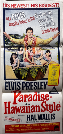 Item #17961 Paradise Hawaiian Style - Elvis Presley. Movie poster
