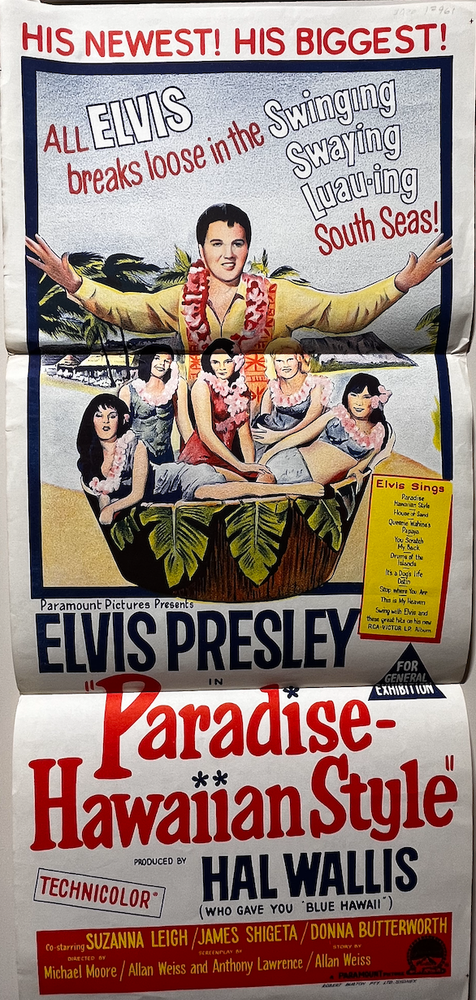 Item #17961 Paradise Hawaiian Style. Movie poster.