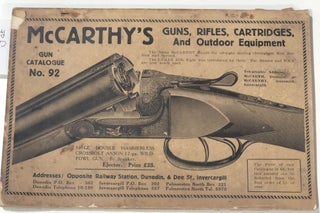Item #18042 Guns. Rifles, Cartridges and Outdoor Equipment Cat No. 92. A, W McCarthy