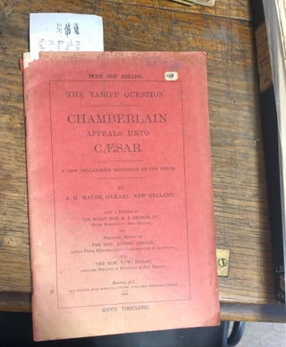 Item #18058 The Tarrif question. Chamberlain appeals unto Ceasar. A H. Maude