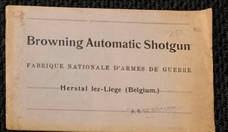Item #18081 Browning Automatic Shotgun. Fabrique Nationale