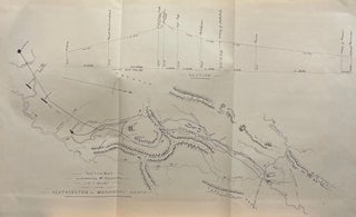Item #18123 Sketch map illustrating Mr Rochfort's line of railway from Featherston to Manawatu Gorge