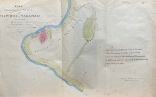 Item #18128 Plan shewing relative extent of land in the Province of Taranaki with reference to...